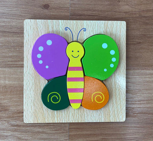 Wooden Puzzle - Butterfly