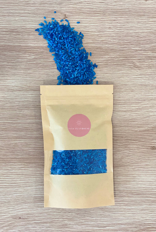 Sensory Rice - Blue